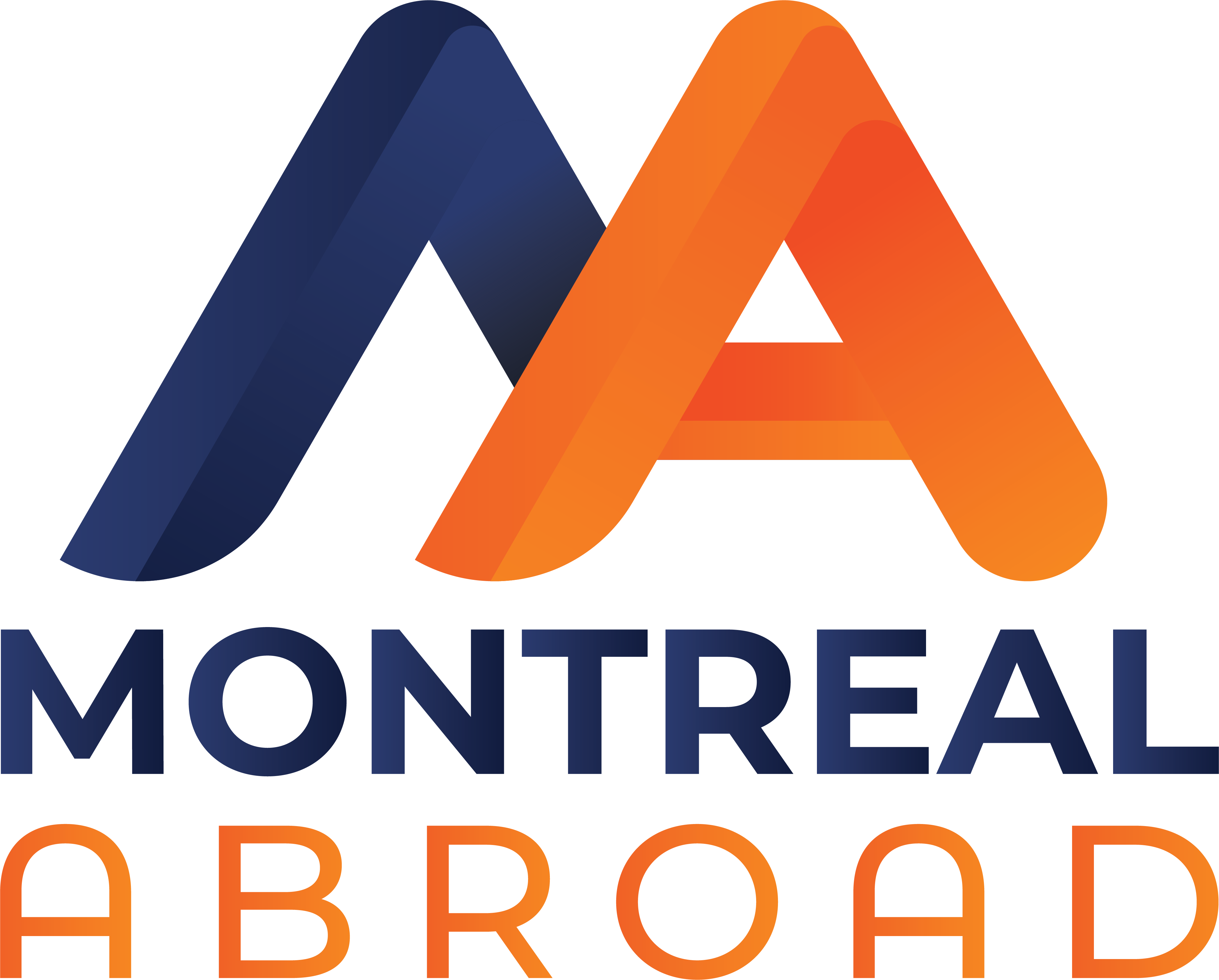 Montreal Abroad Logo Stacked